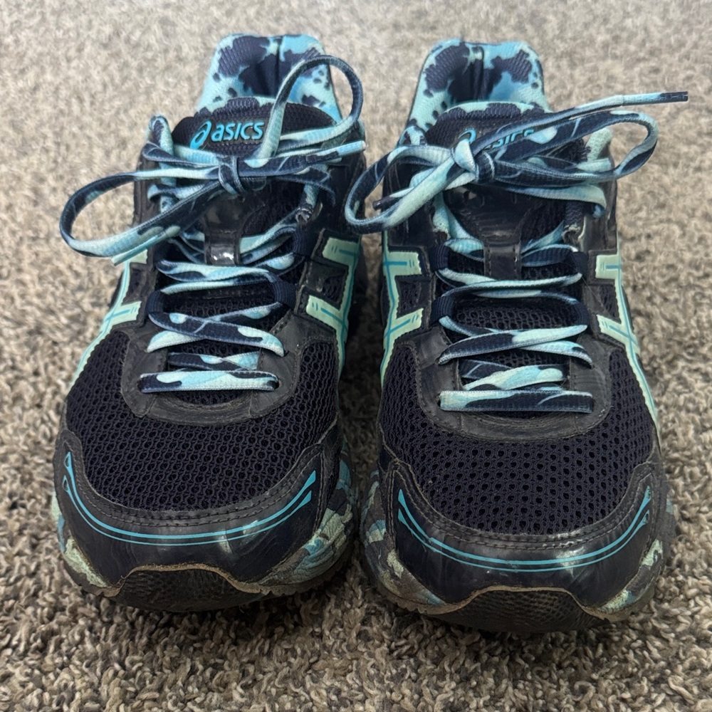 Asics Sneakers - Black and Teal
